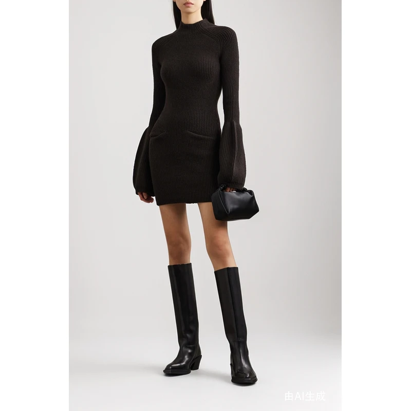 【折扣】Alexander Wang 秋季女皮革及膝长靴