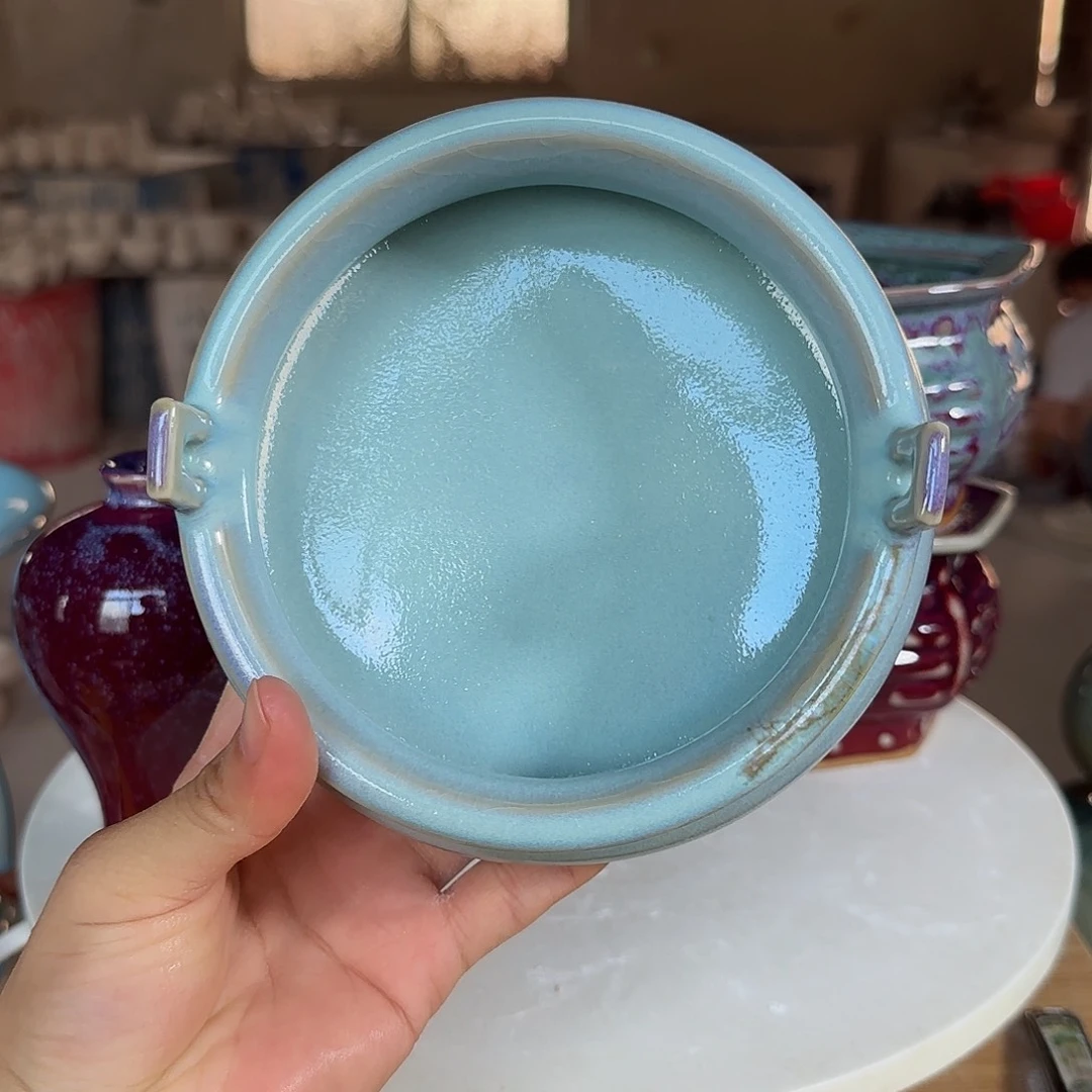 摆件郑家钧瓷摆件微瑕