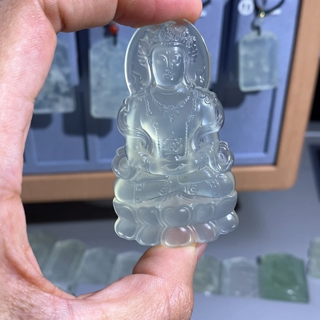 未镶嵌岫玉吊坠杨***8