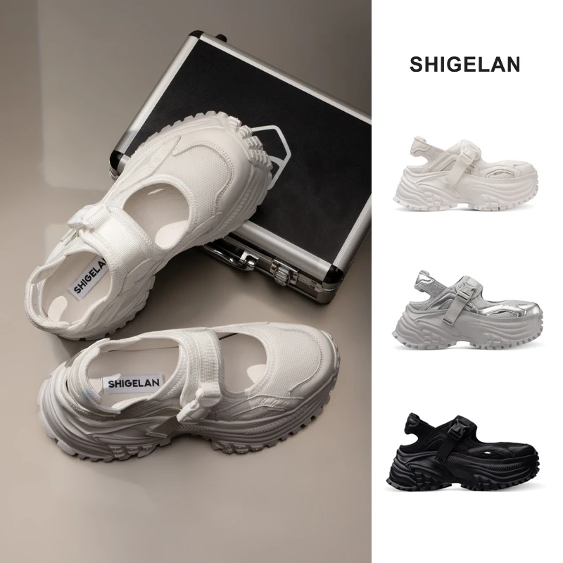 诗歌兰25款镂空魔术贴胶粘时尚休闲夏季透气沙滩女鞋时尚651-06