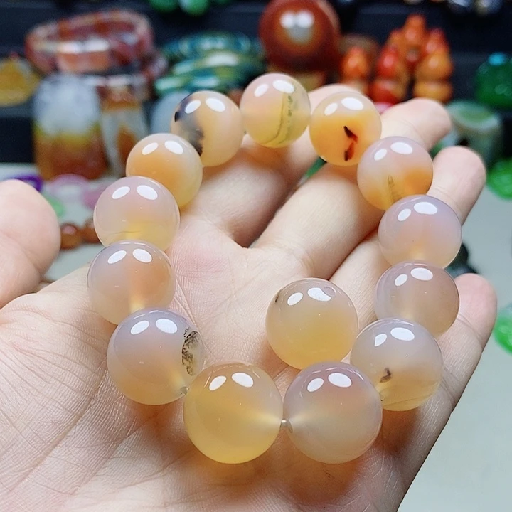 未镶嵌手链玛瑙/玉髓幽*
