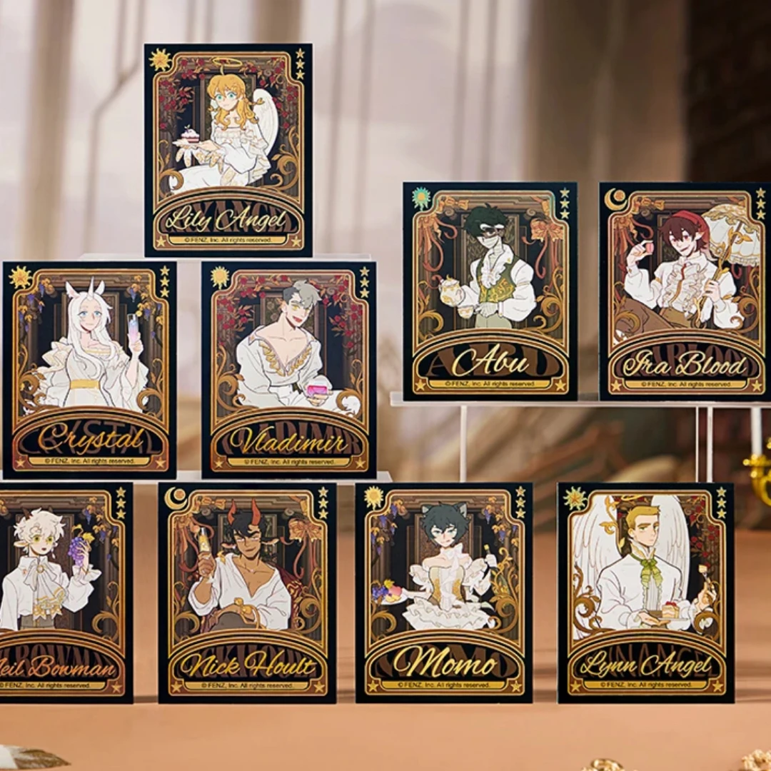 万圣街万圣秘境系列伪拍立得相卡动漫卡通周边盲盒莉莉林恩水晶泥