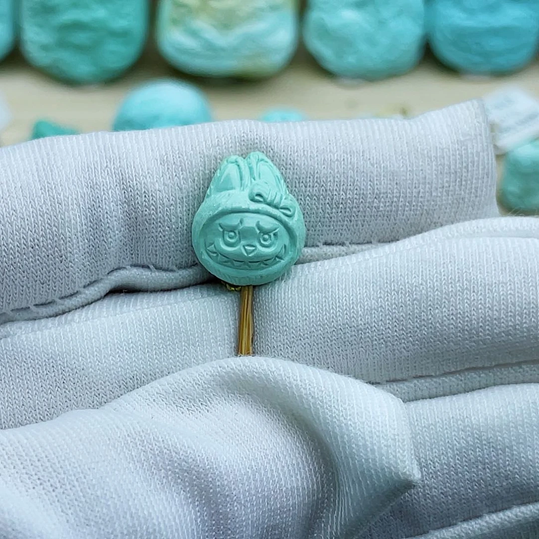 未镶嵌绿松石珠宝半成品