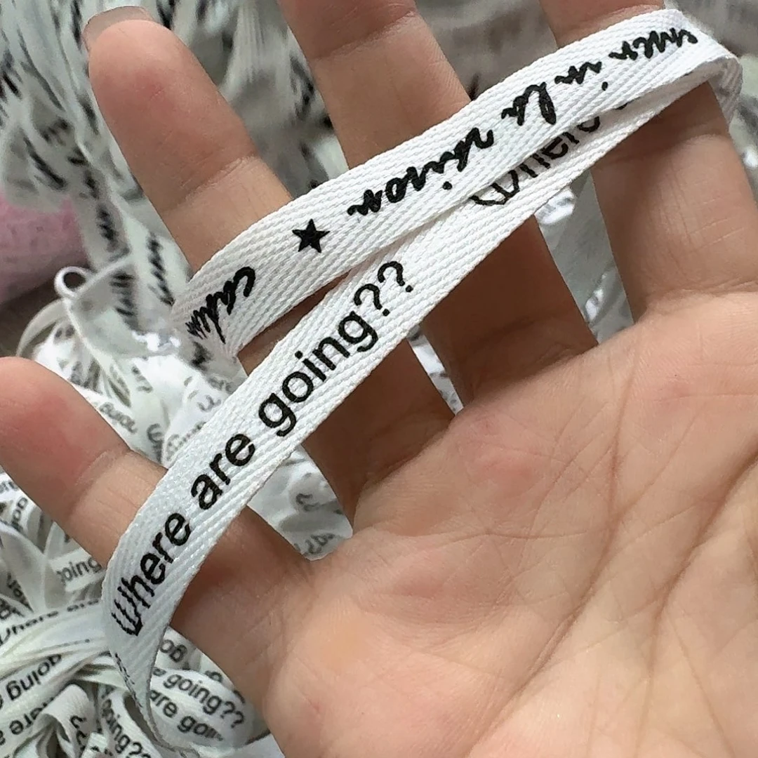 无纺布402服装人字带1厘米字母