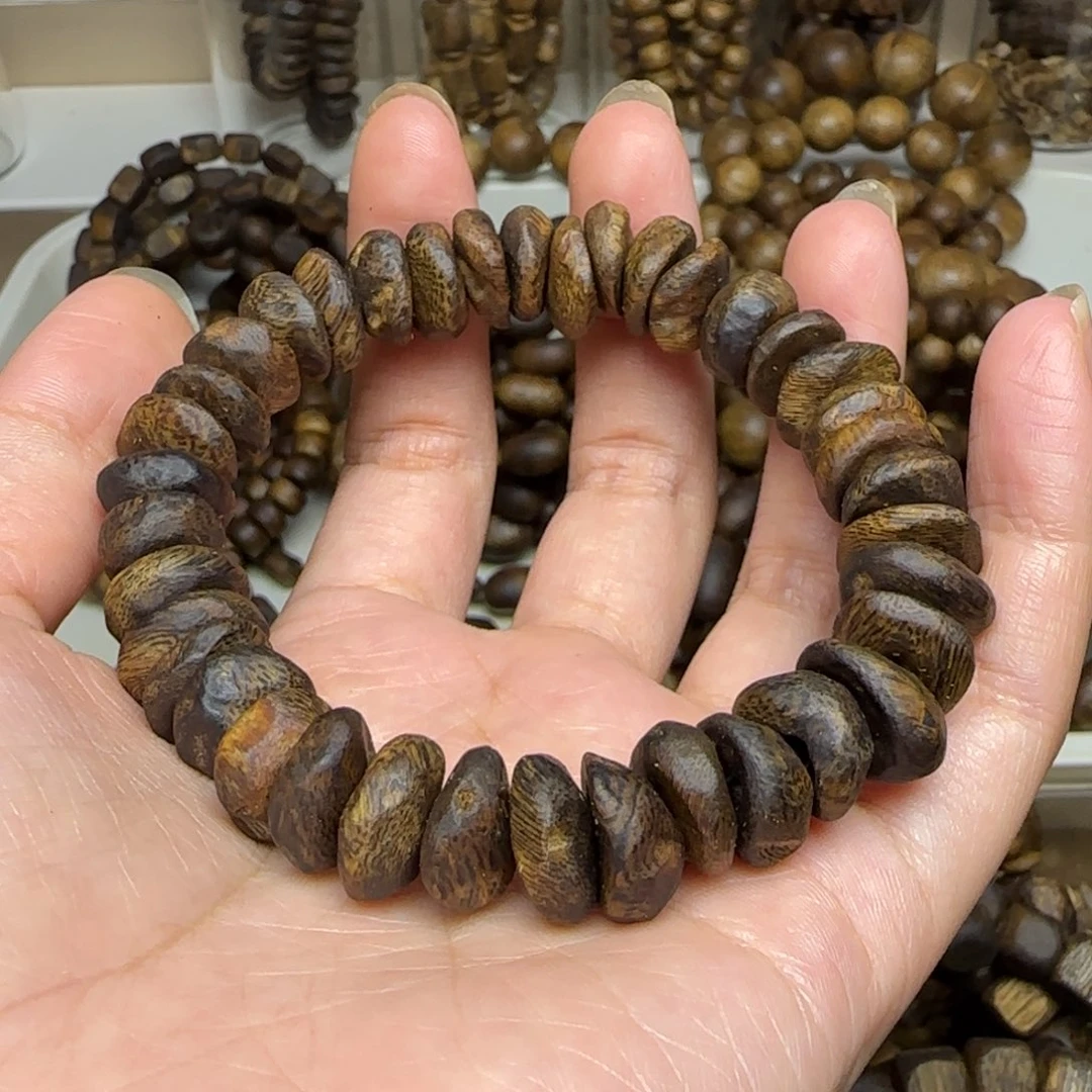 1***.手串沉香单圈树丁包壳老料15.7克张勺子