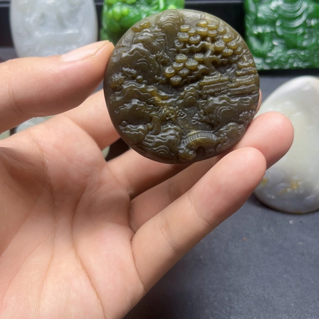 颈饰未镶嵌和田玉和田玉