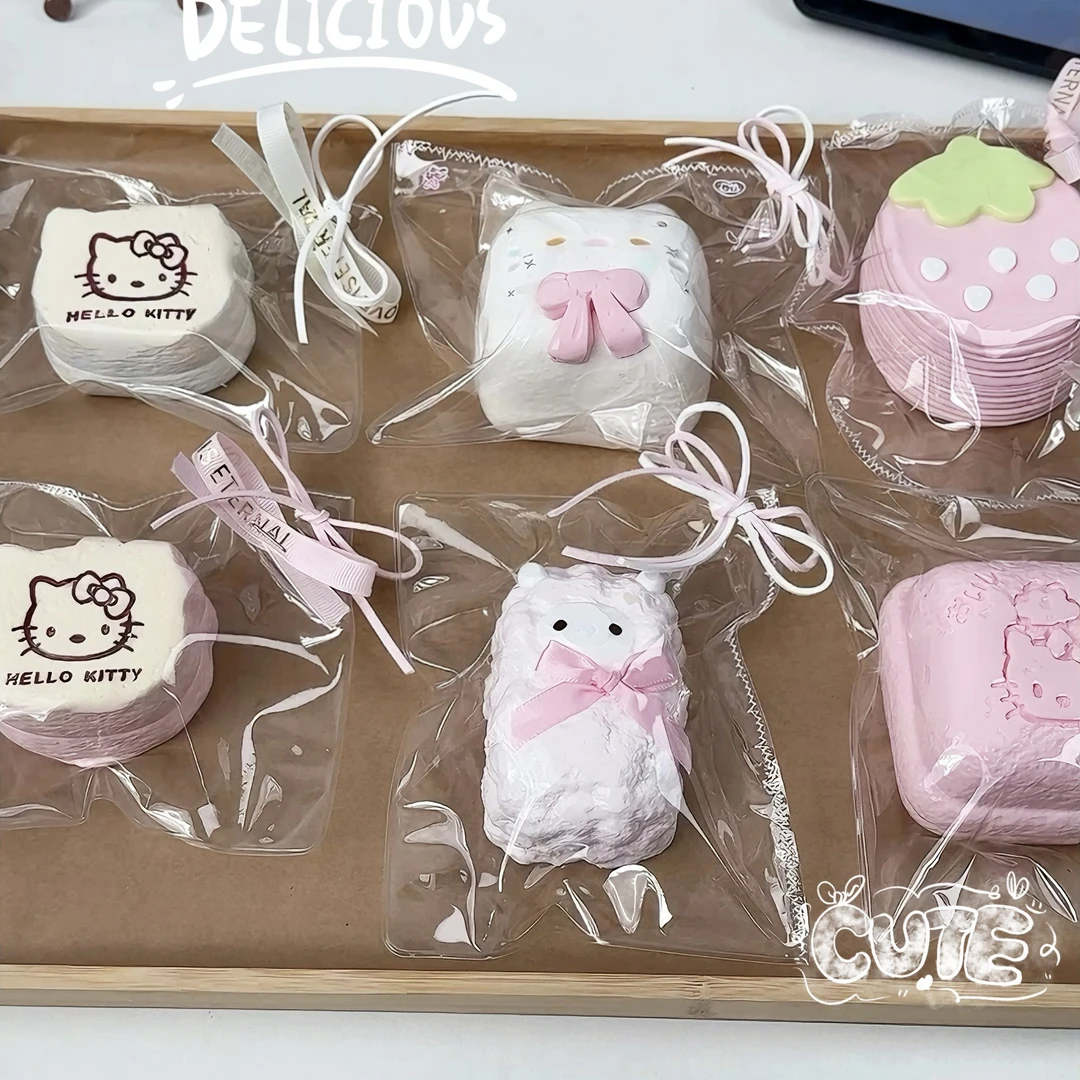 【默认微瑕】小猫奶糖捏捏乐解压纯手工硅胶制作no退no换