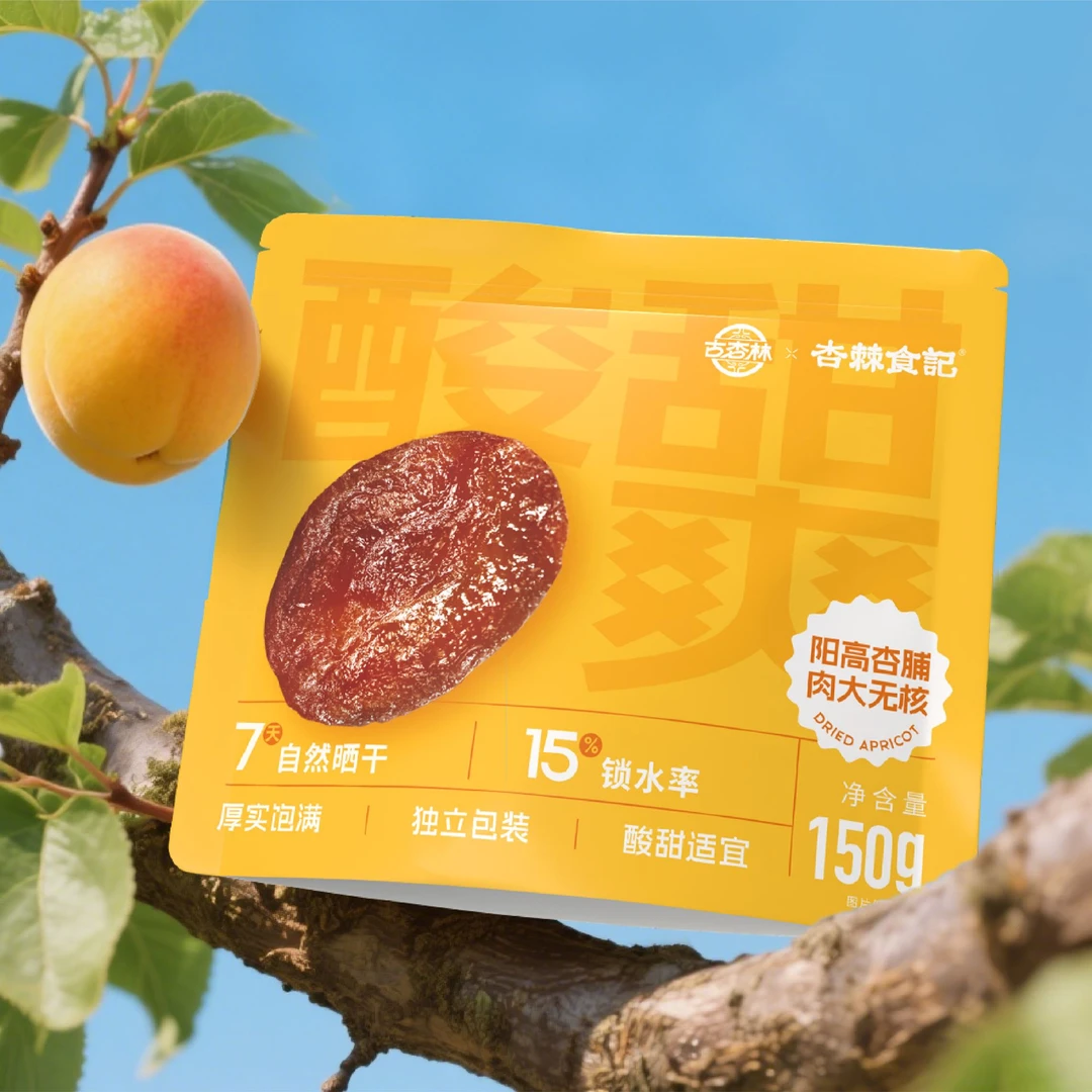 无核阳高杏脯独立袋装口感软糯酸甜无硫无甜蜜素解馋孕妇零食150g
