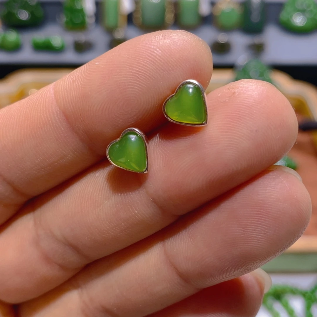 手链未镶嵌和田玉（碧玉）