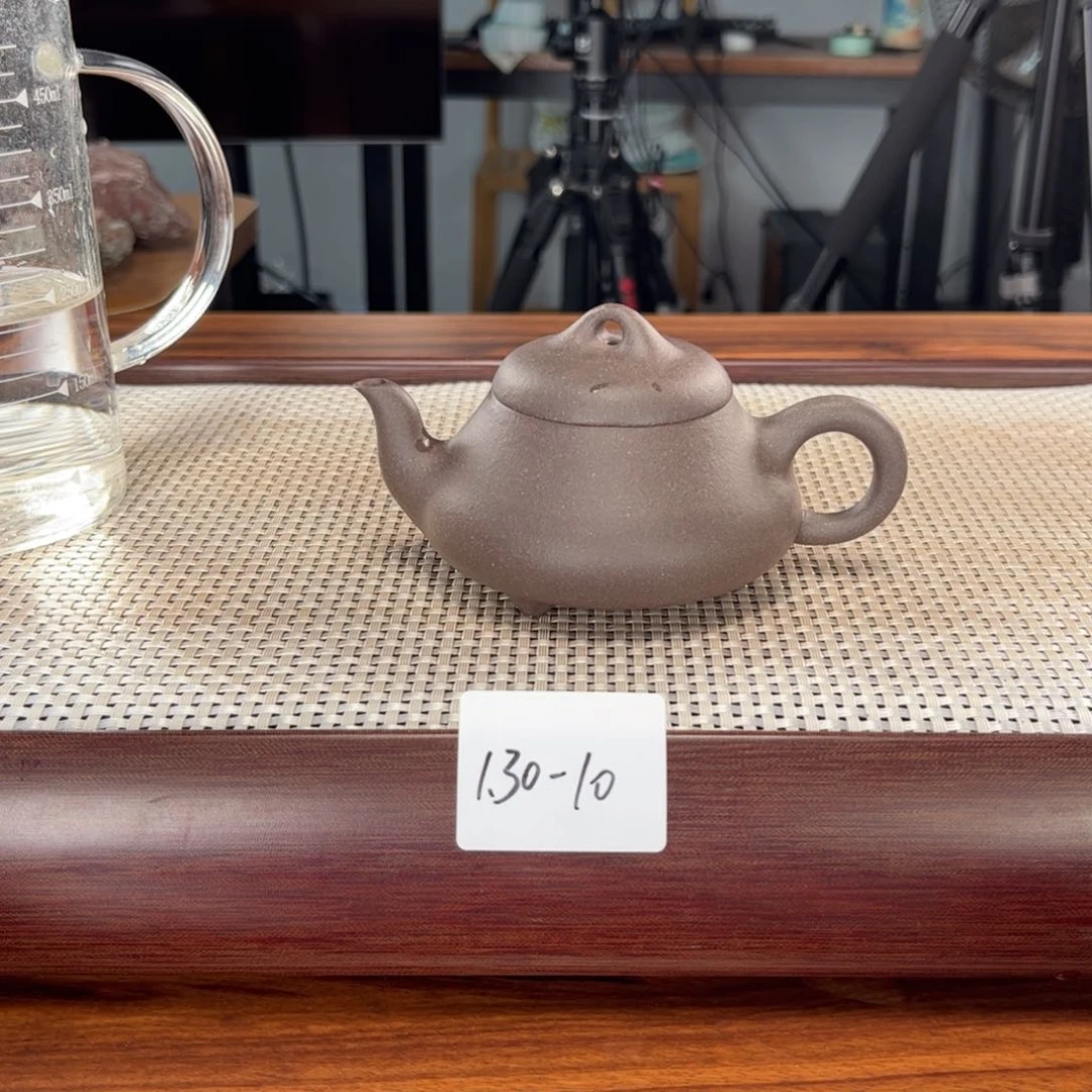 紫砂茶壶善*微瑕1.30-10 天青石瓢 150