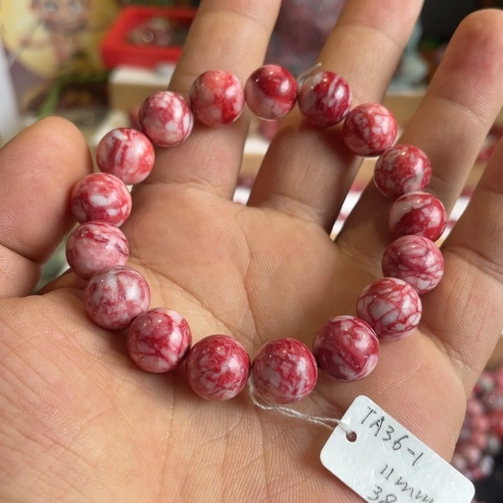 天然辰砂原石首饰