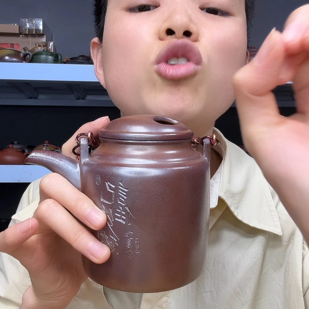 茶壶紫砂民间手艺人全手工制作