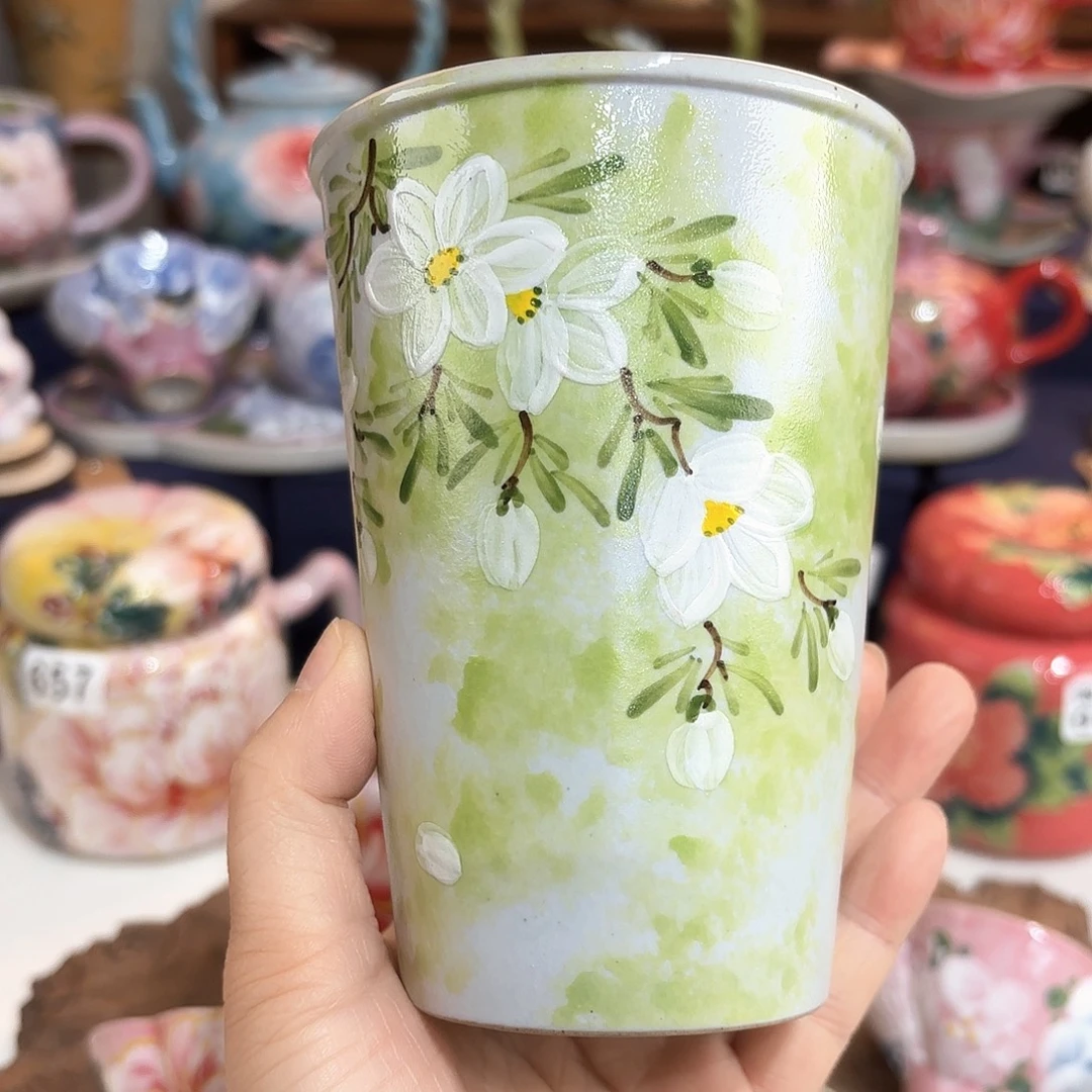 景德镇手绘高温釉下彩陶瓷茶具