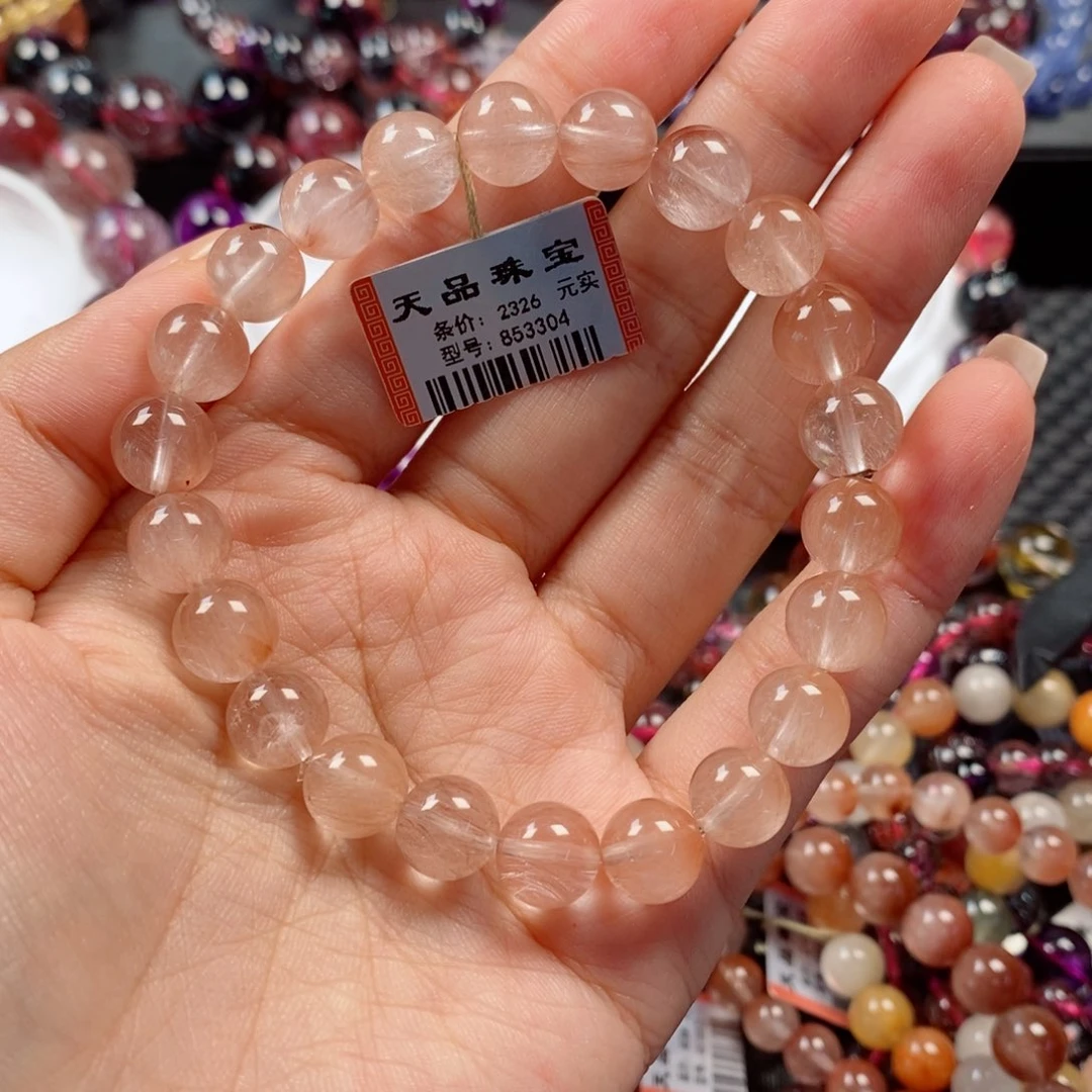 星***0手链水晶未镶嵌粉钢丝853304