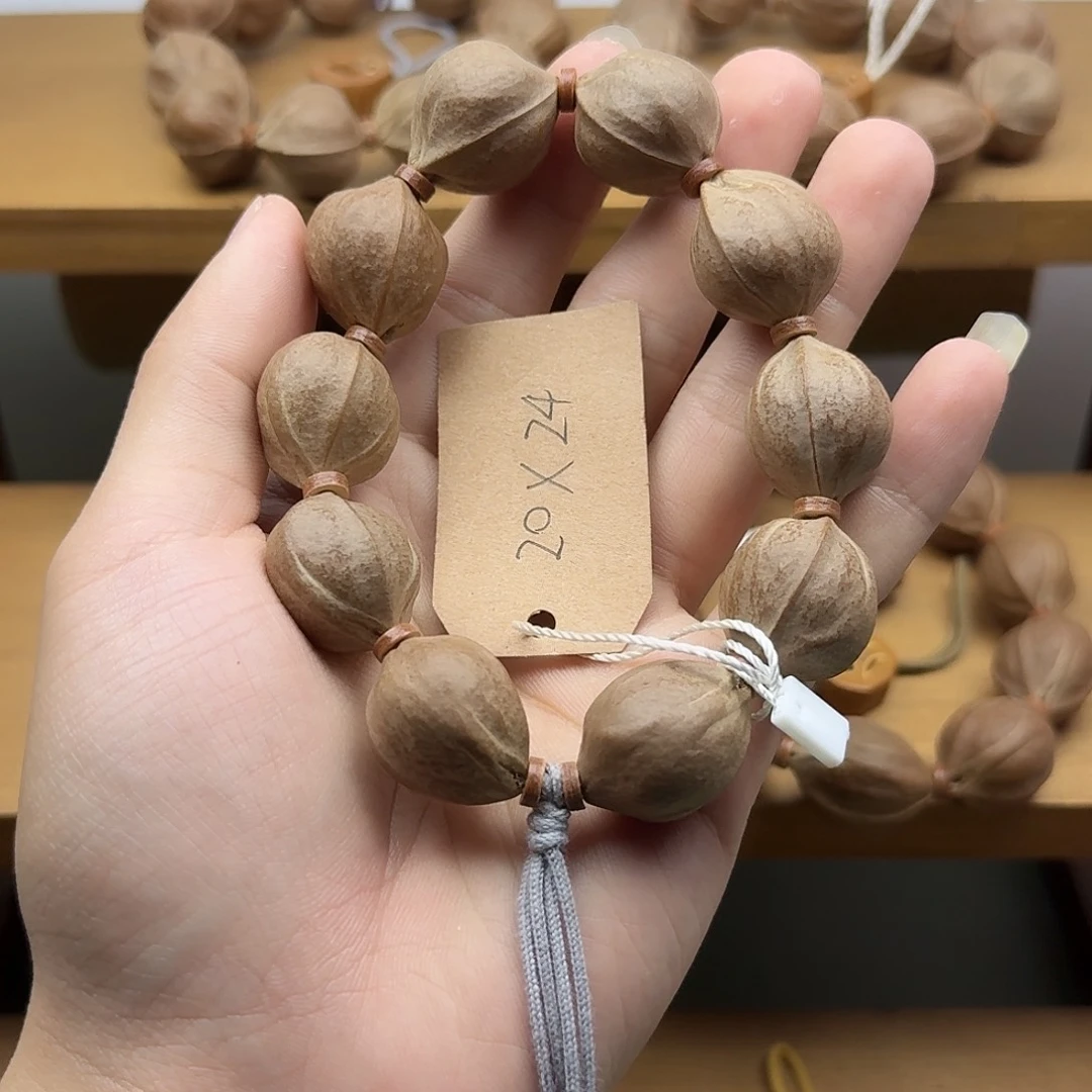 栖***客吊坠橄榄核2024梅林铁核手串