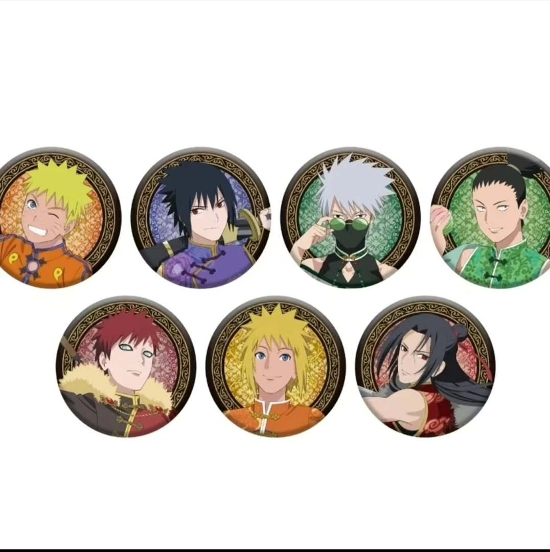 正版火影忍者中华风唐装吧唧（平拆）