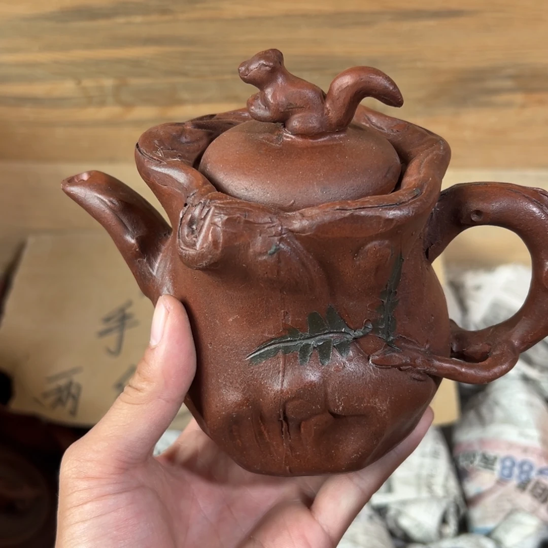 紫砂茶壶老厂紫砂壶一件！