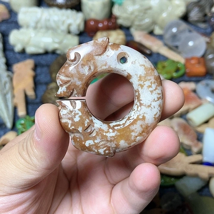 和田玉未镶嵌颈饰49