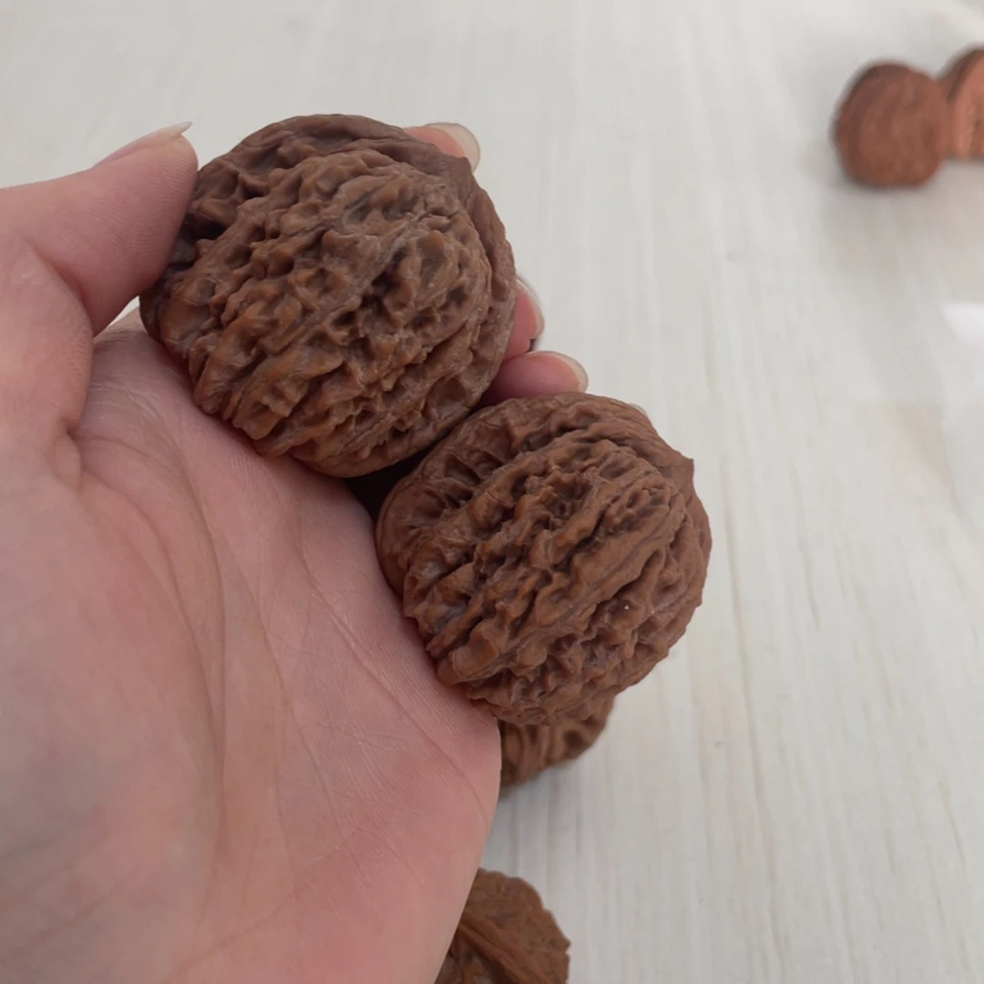 叶***闹吊坠文玩核桃四座楼42尺全品