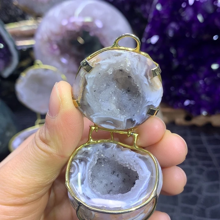 水晶福利盆未镶嵌