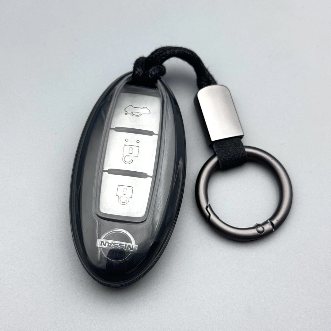 适用于日产奇骏钥匙套天籁尼桑骐达途达楼兰新轩逸逍客车钥匙包扣