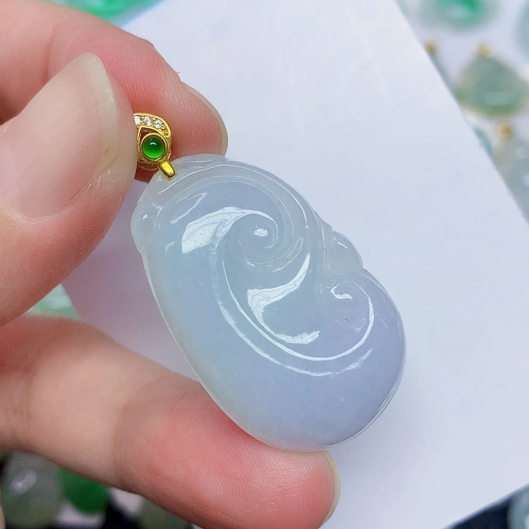 翡翠未镶嵌颈饰346774