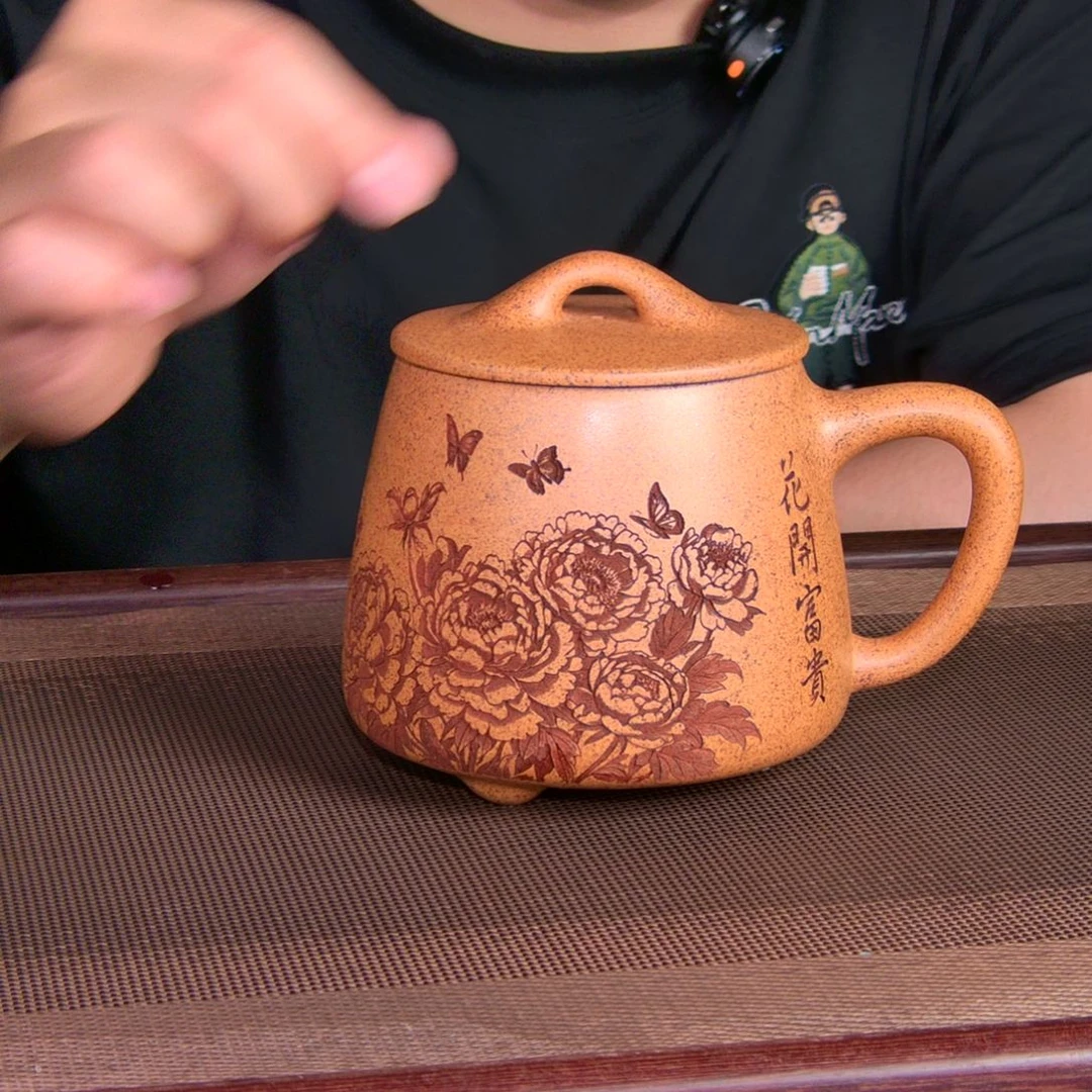 茶杯紫砂高货放漏