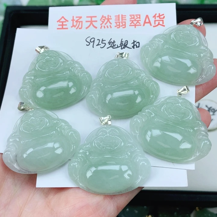 翡翠挂件银S925镶嵌多样性发其1