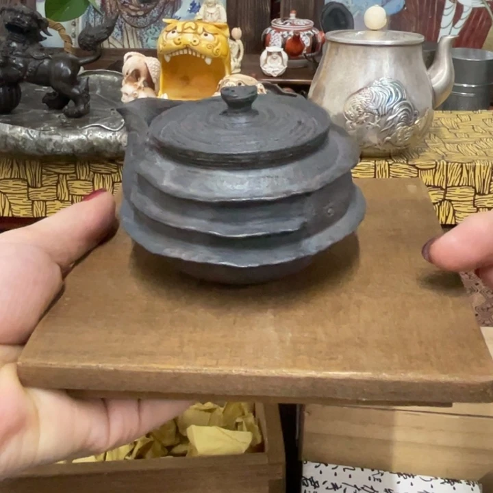 陶中古艺术品摆件