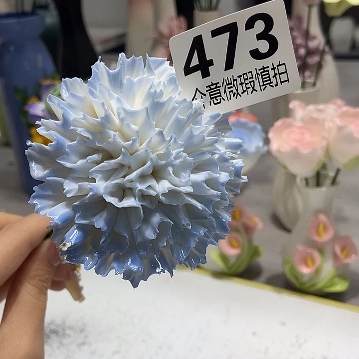 陶瓷纯手工捏花设计