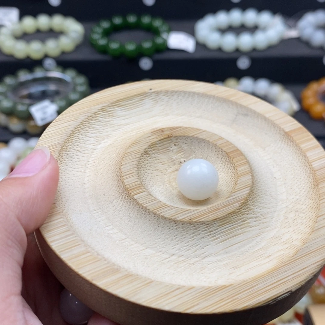 和田玉未镶嵌手链L卡12