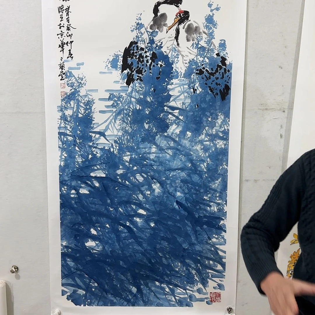 国画卢老师你好今天