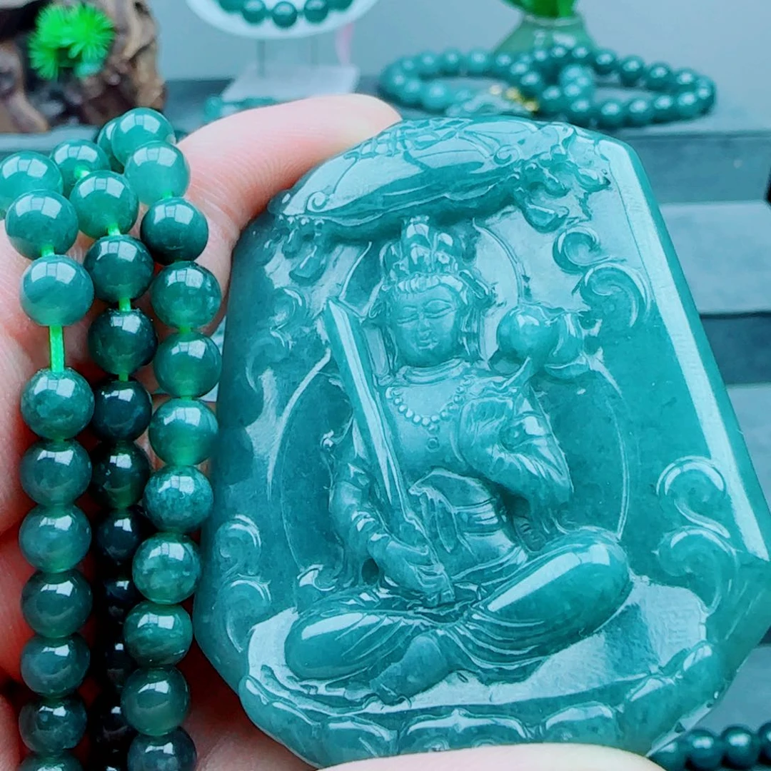 翡翠未镶嵌颈饰12345678