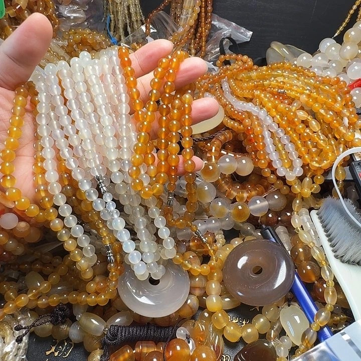 玛瑙/玉髓颈饰合金?****0083