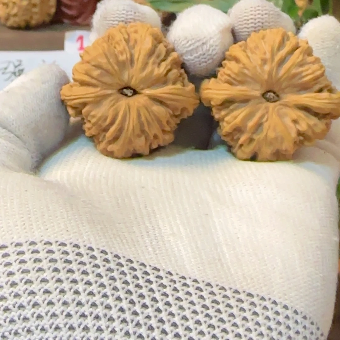 小***～把件文玩核桃南将39带黄