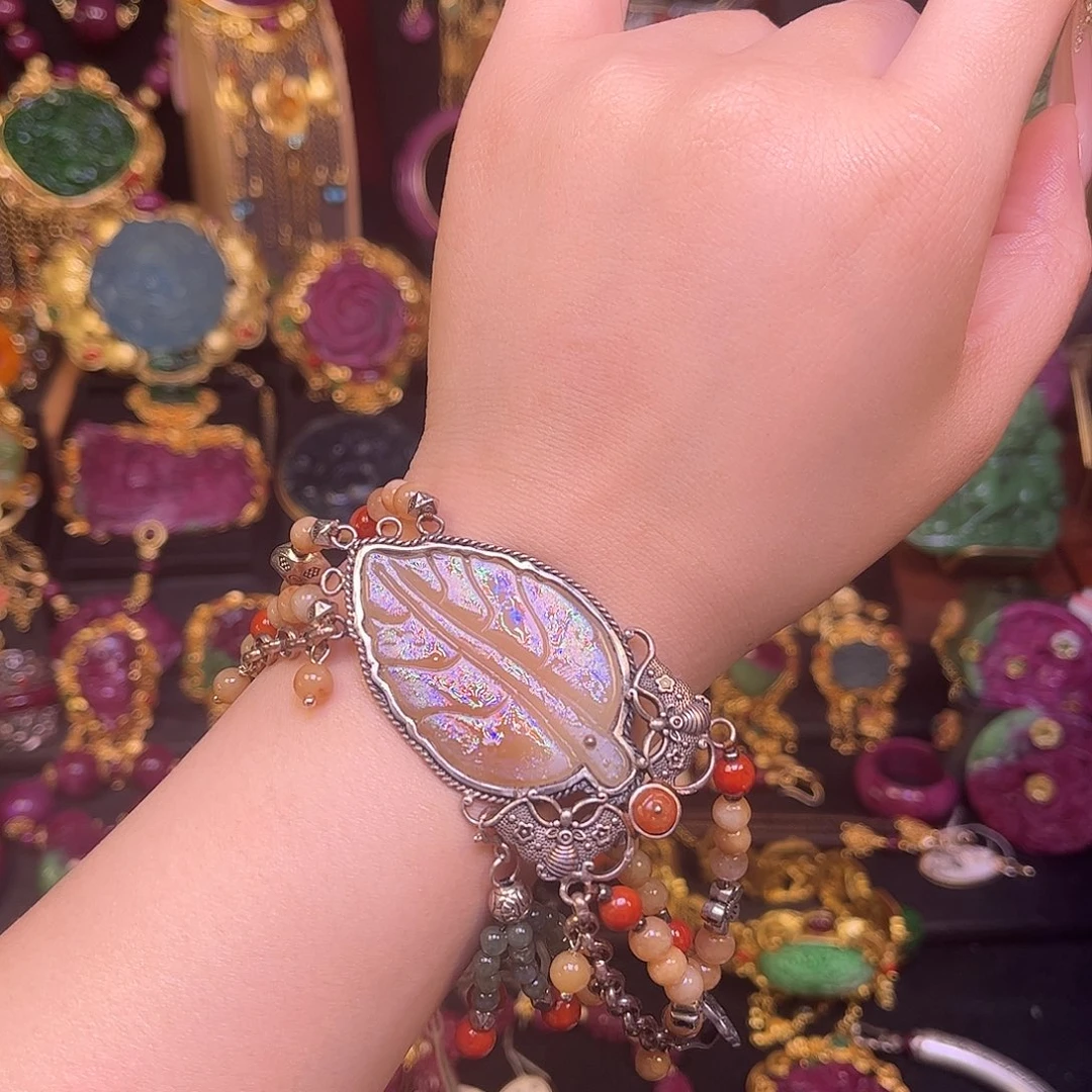 翡翠未镶嵌手链特价