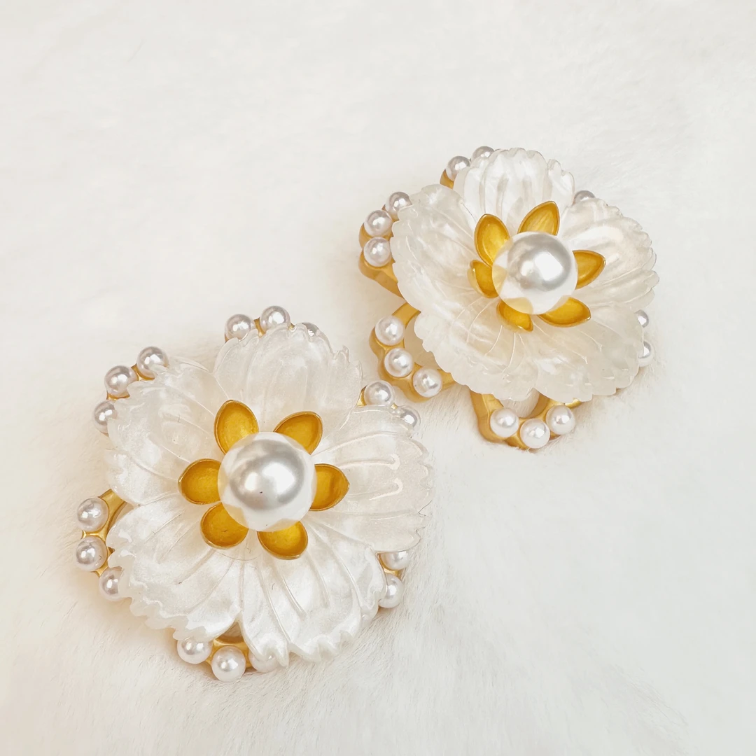 合金亚克力耳饰 耳环气质配饰糖果色彩色