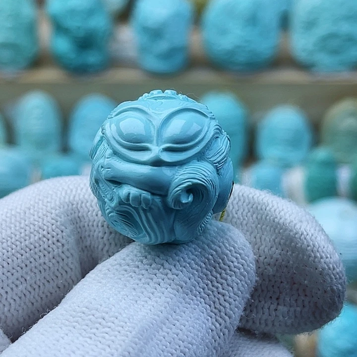 未镶嵌绿松石珠宝奇石20mm