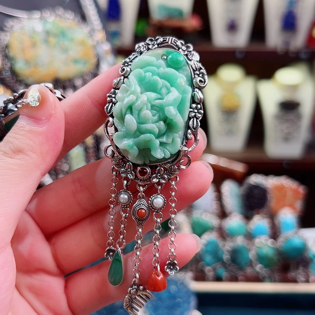 925银珐琅锦象原创设计款式戒指