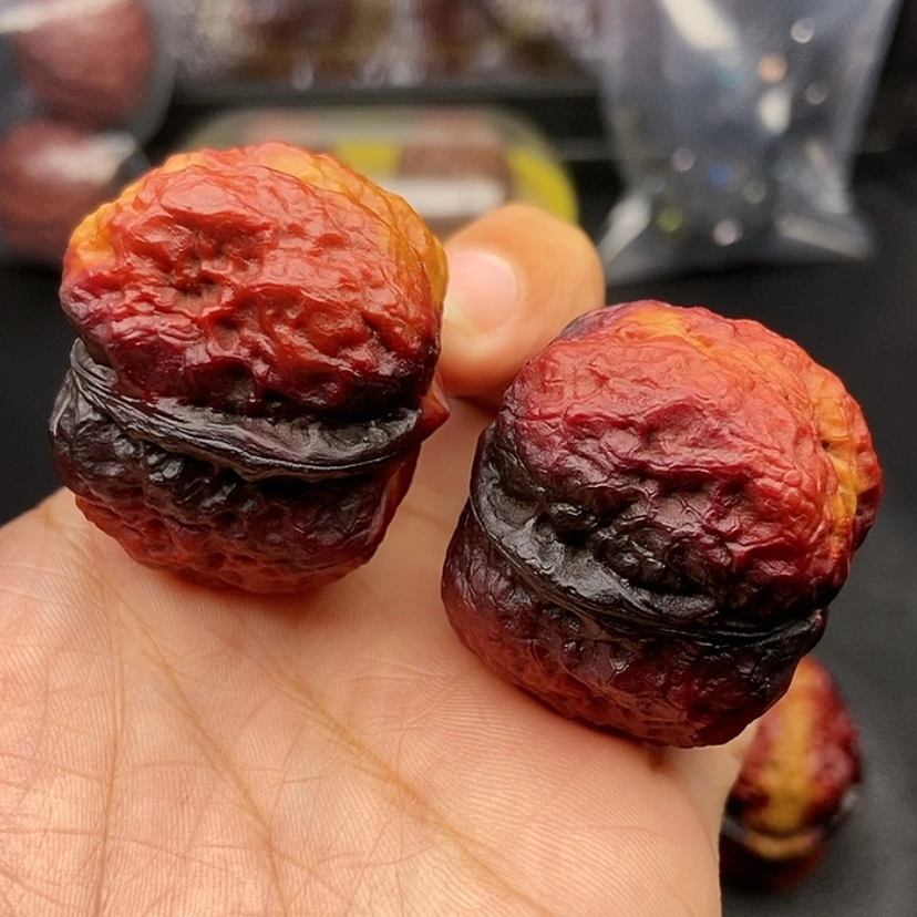 【闪购商品】把件文玩核桃38尺方尊金蟾