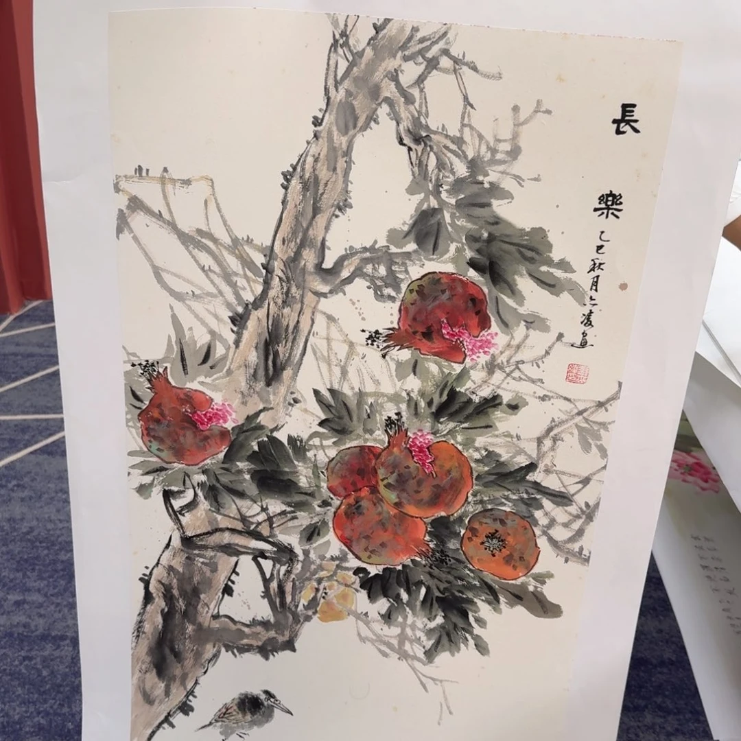 国画国画作品山水花鸟