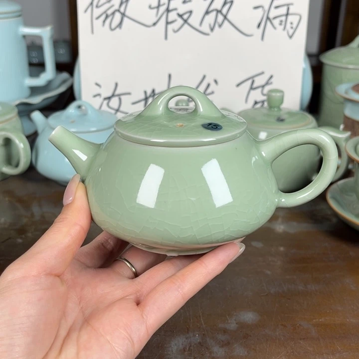 15号豆绿石瓢不完美