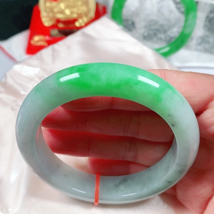 未镶嵌手镯翡翠  编号0285 正圈56+