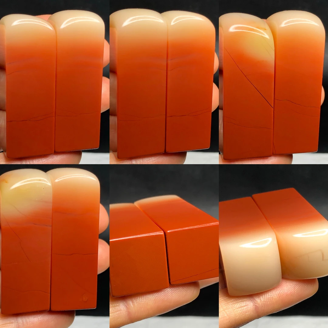 情侣对章 老挝芙蓉石17-17-49mm