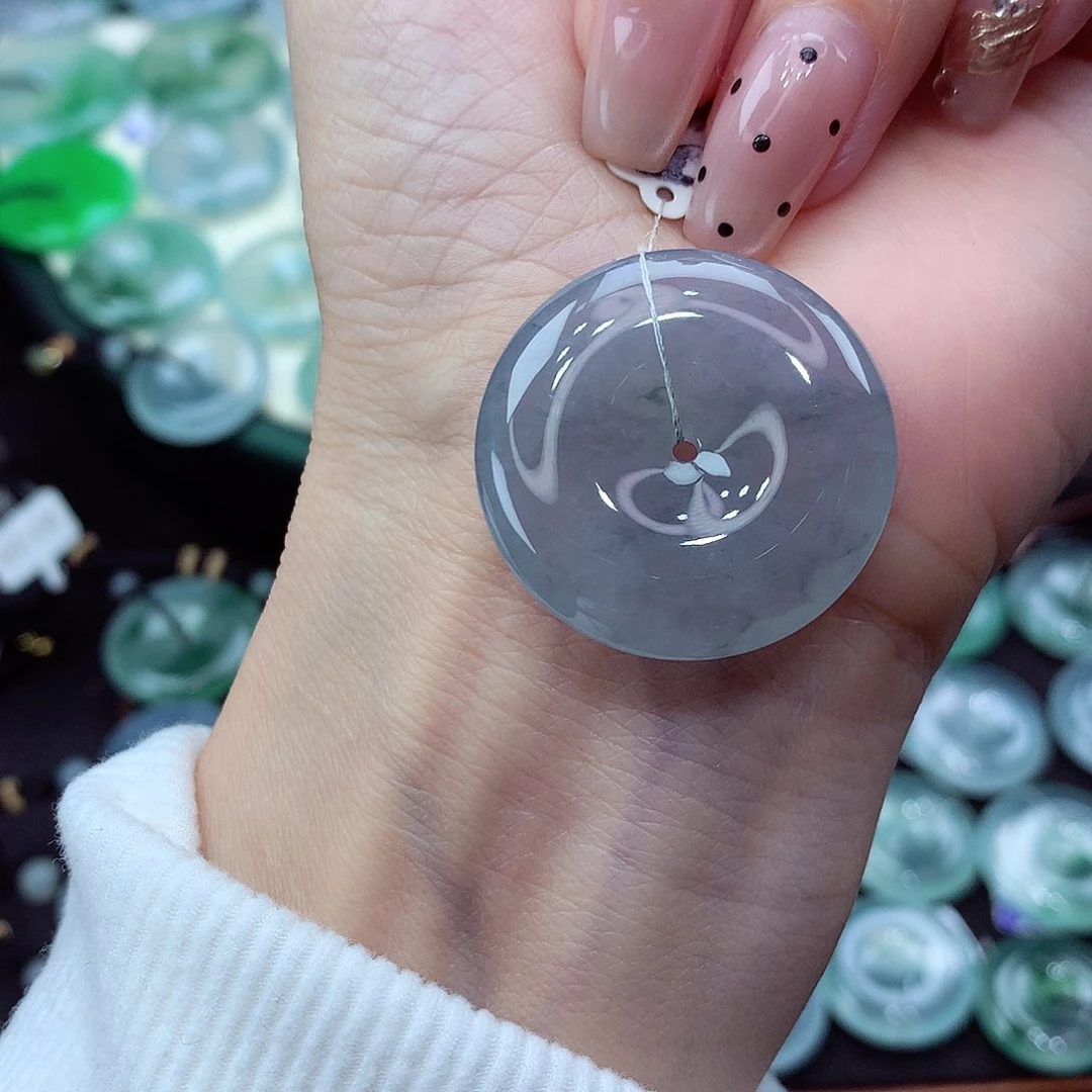 颈饰未镶嵌翡翠编号45尺寸27.8/5.7