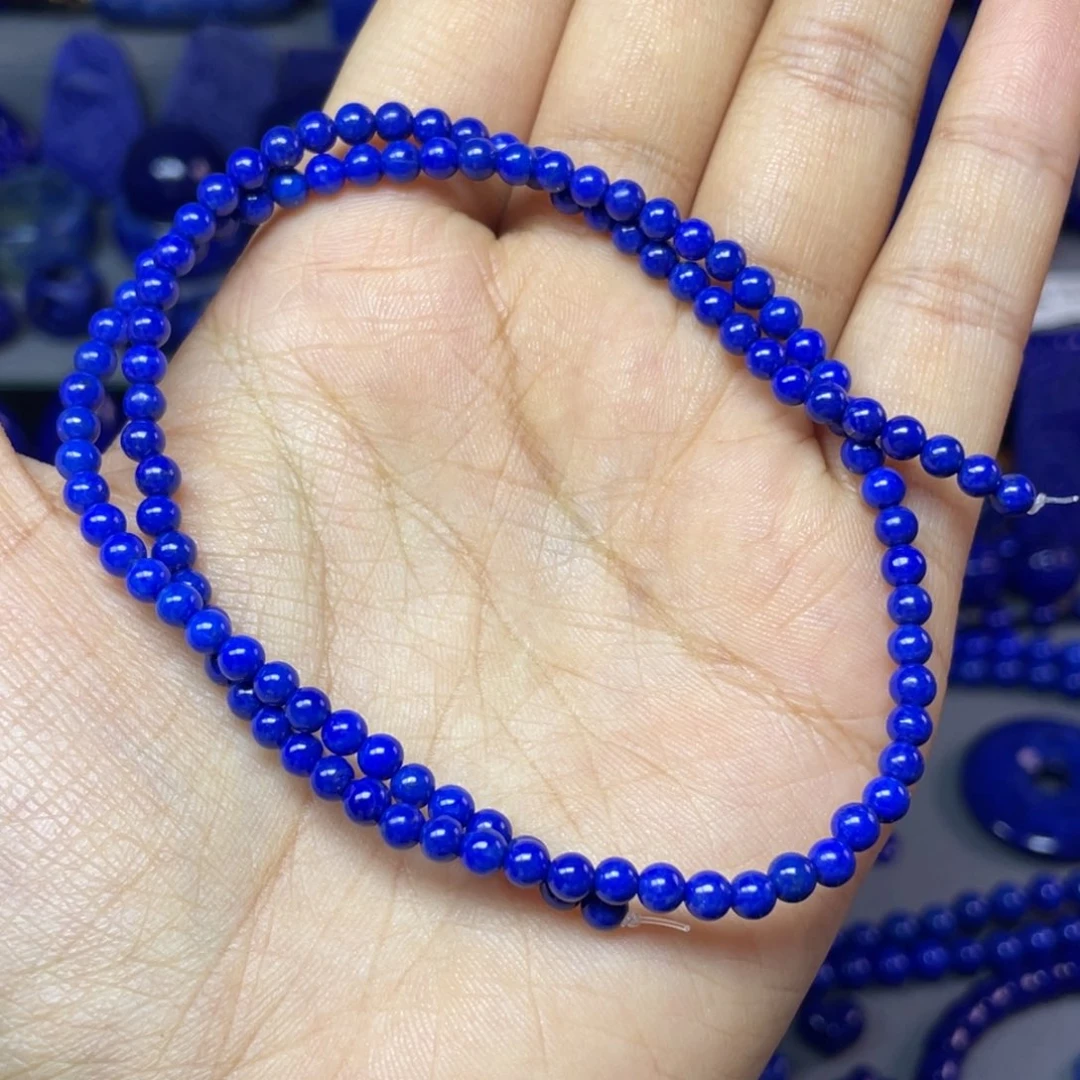 青金石未镶嵌3mm颈链