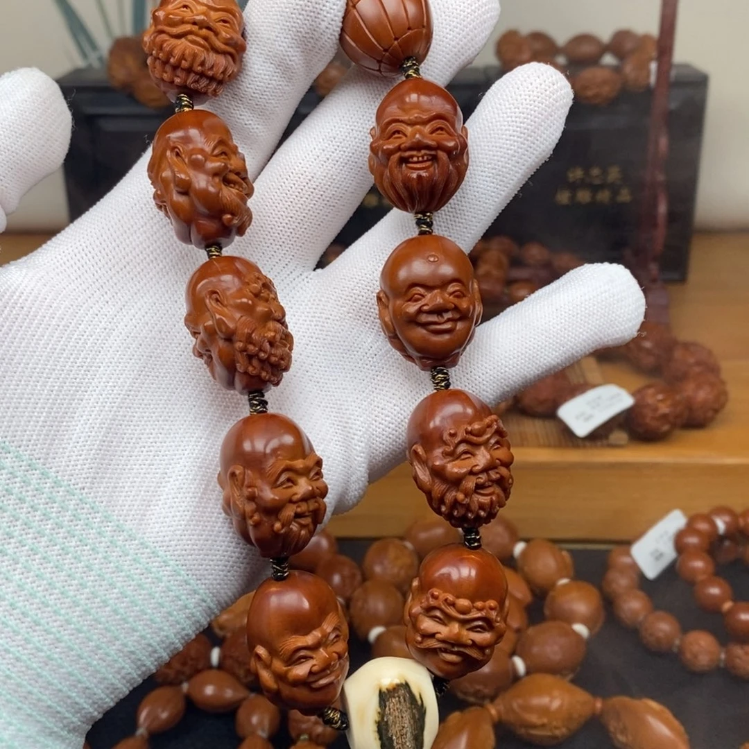手串橄榄核许忠英老师欢喜罗汉