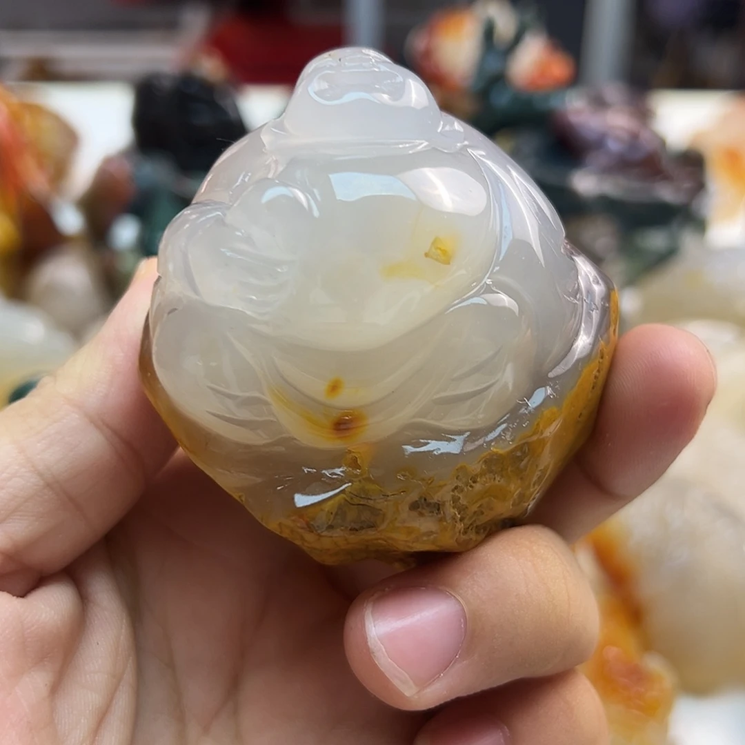 玛瑙/玉髓未镶嵌吊坠(不含链)