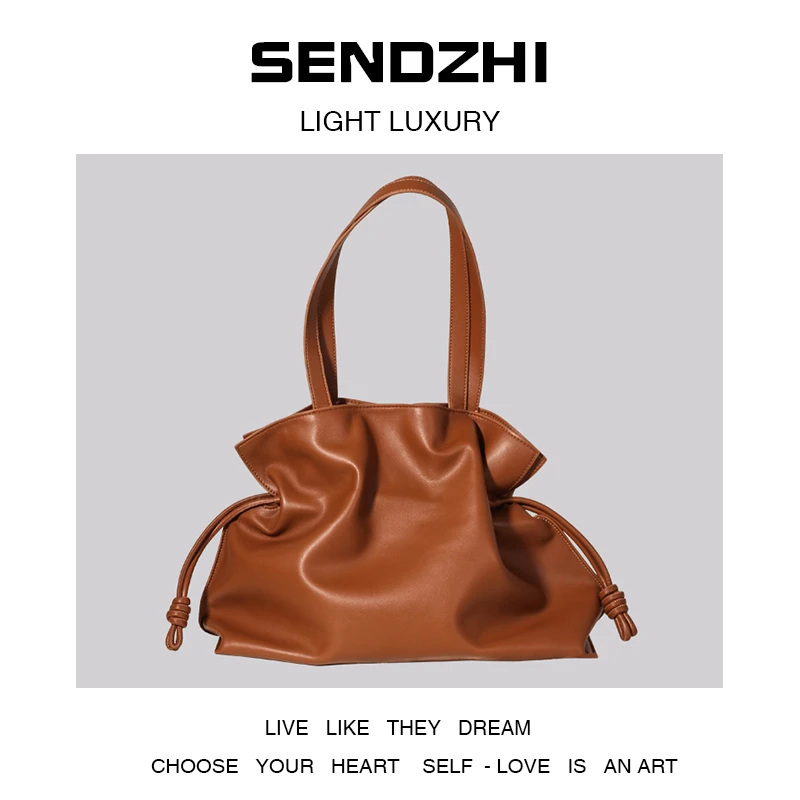 【尚恩CC】SLBL-9976-咖啡色-RAIN.CUN轻奢小众时尚百搭女士包包