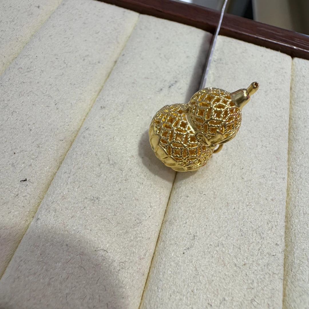 【莹莹专享】足金999投资金 花丝葫芦GP    1.48纳金添福